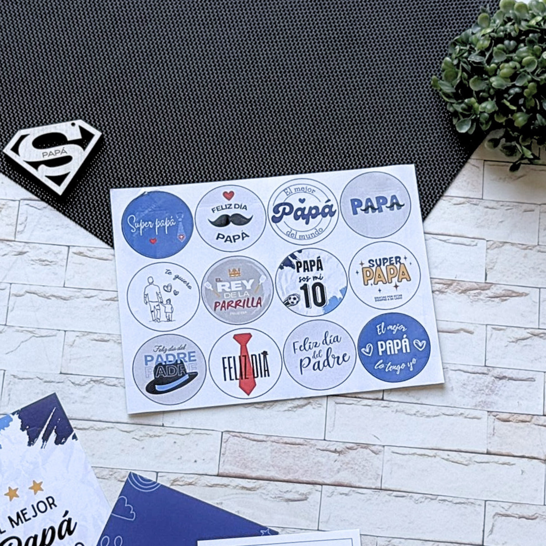 Sublink - DP- PLANCHA DE STICKERS DIA DEL PADRE